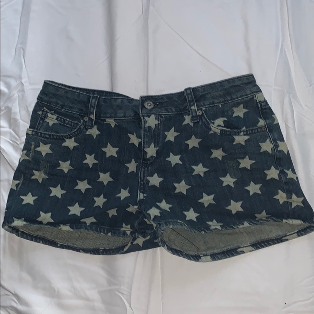Jean Shorts with Stars